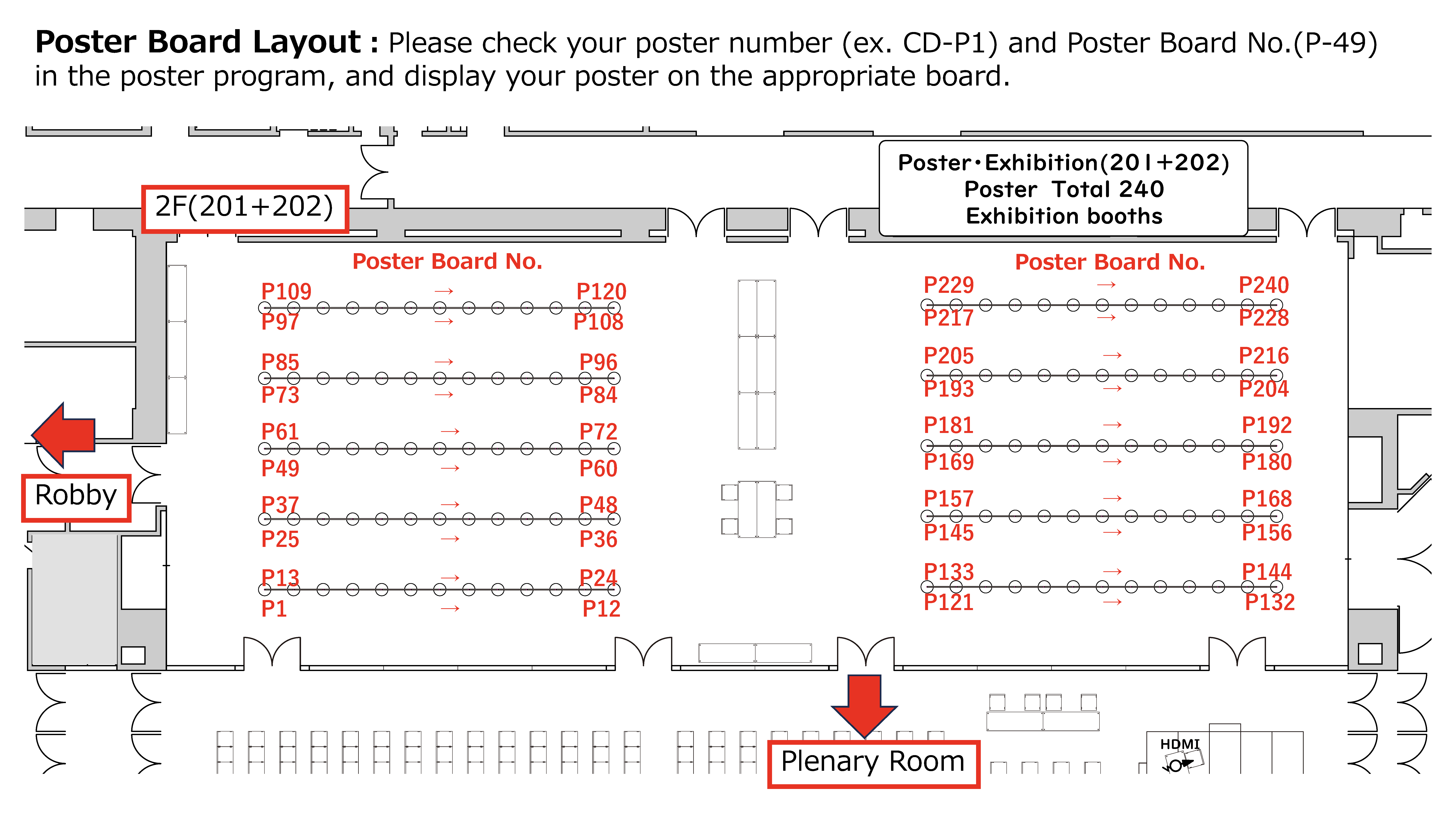 Poster Booth Layout